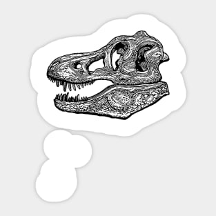 T Rex skull Sticker
